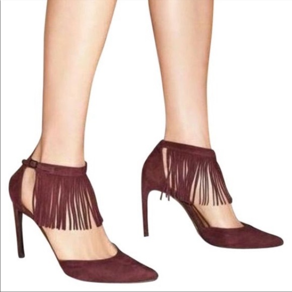 Brand New STUART WEITZMAN FRINGELICA HIGH HEEL PUMP - Picture 3 of 7
